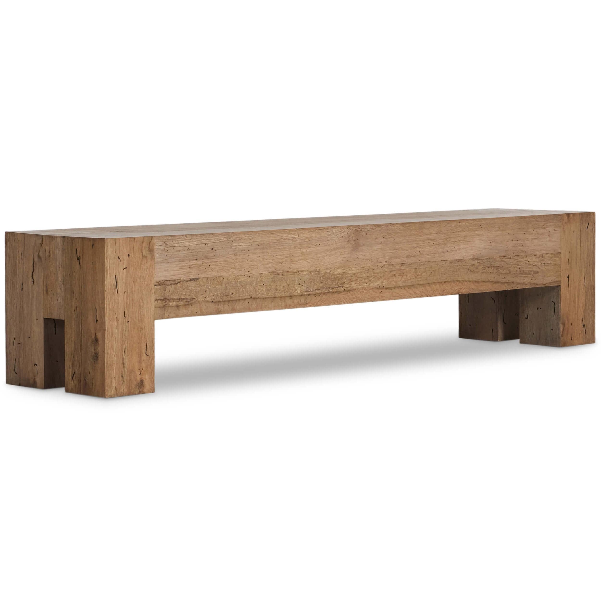 Abaso Large Bench, Rustic Wormwood by Four Hands